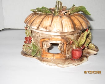 Pumpkin Tea light Candleholder