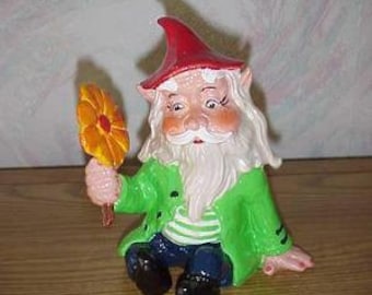 Sitting Garden Gnome