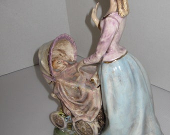 Mother and Child Going for a Walk