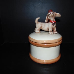 Dachshund Cookie/Treat jar