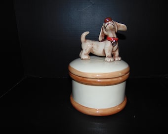 Dachshund Cookie/Treat jar