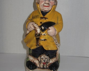 Father Day Special Alberta Vintage Fireman Liquor Decanter.
