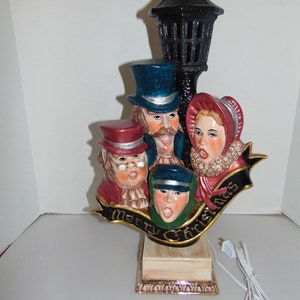 Vintage Carolers Electric Accent Lamp[