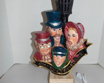 Vintage Carolers Electric Accent Lamp[