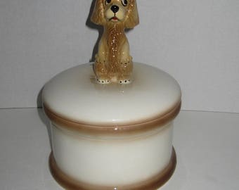 Cocker Spanish Cookie Jar/Treat/Urn.