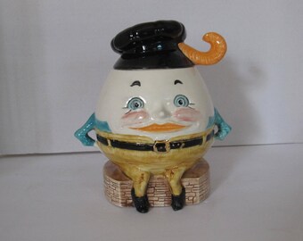 Vintage Humpty Dumpty Candy Jar-Handmade