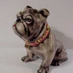 Bull Dog Cookie Jar 9 1/2 inches Tall image 4