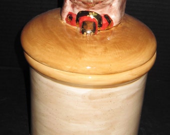 Dachshound Round Cookie Jar