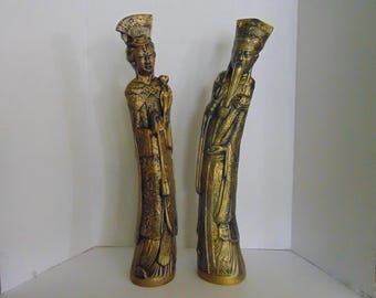Pair of Chinese Vintage Statues