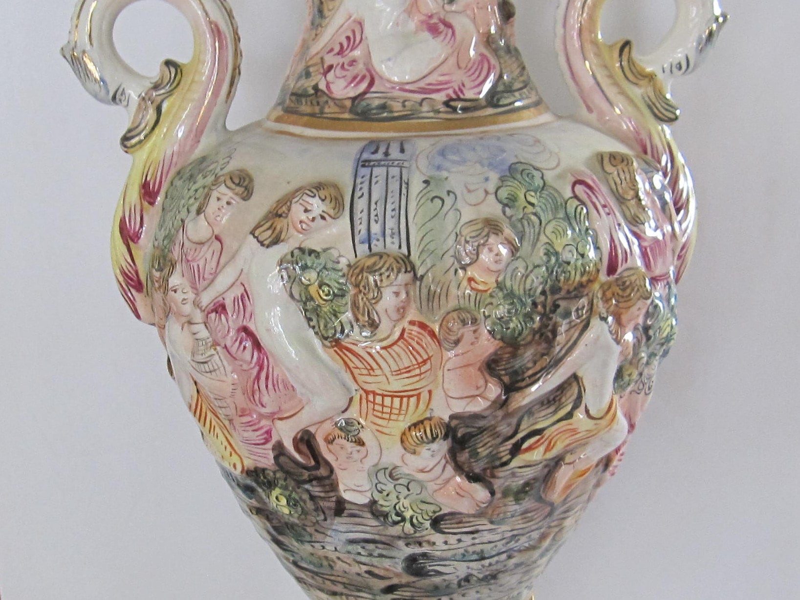 Capodimonte Italian Porcelain Vase/Urn