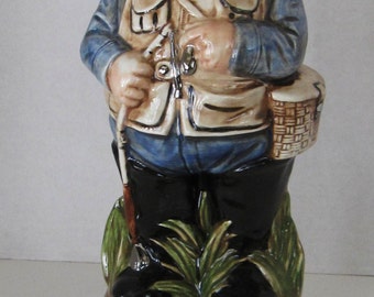 Father Day Special Alberta Vintage Fisherman Liquor Decanter