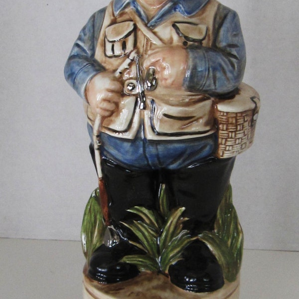 Alberta Vintage Fisherman Liquor Decanter