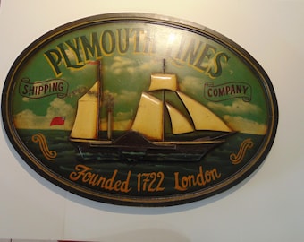 Plymouth Shipping Lines Co, Painting.