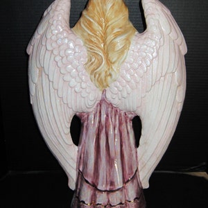 Large Christmas Angel Holding a Candle image 2