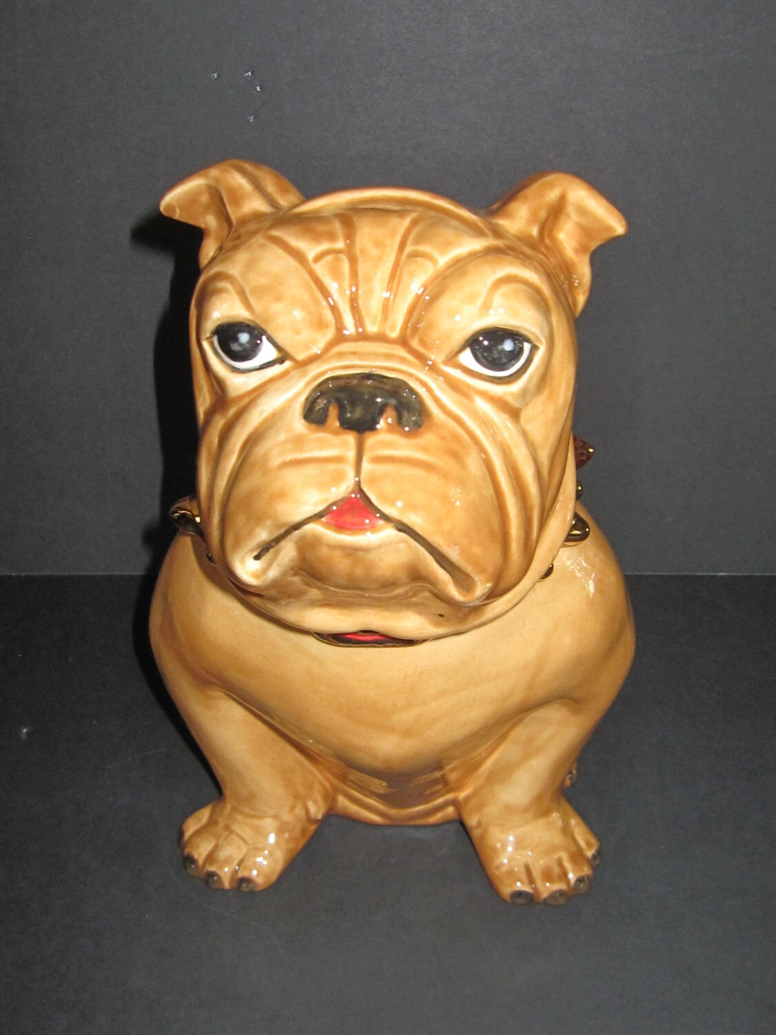 Large Bulldog Cookie Jar