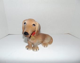 Ceramic Dachshund Bank