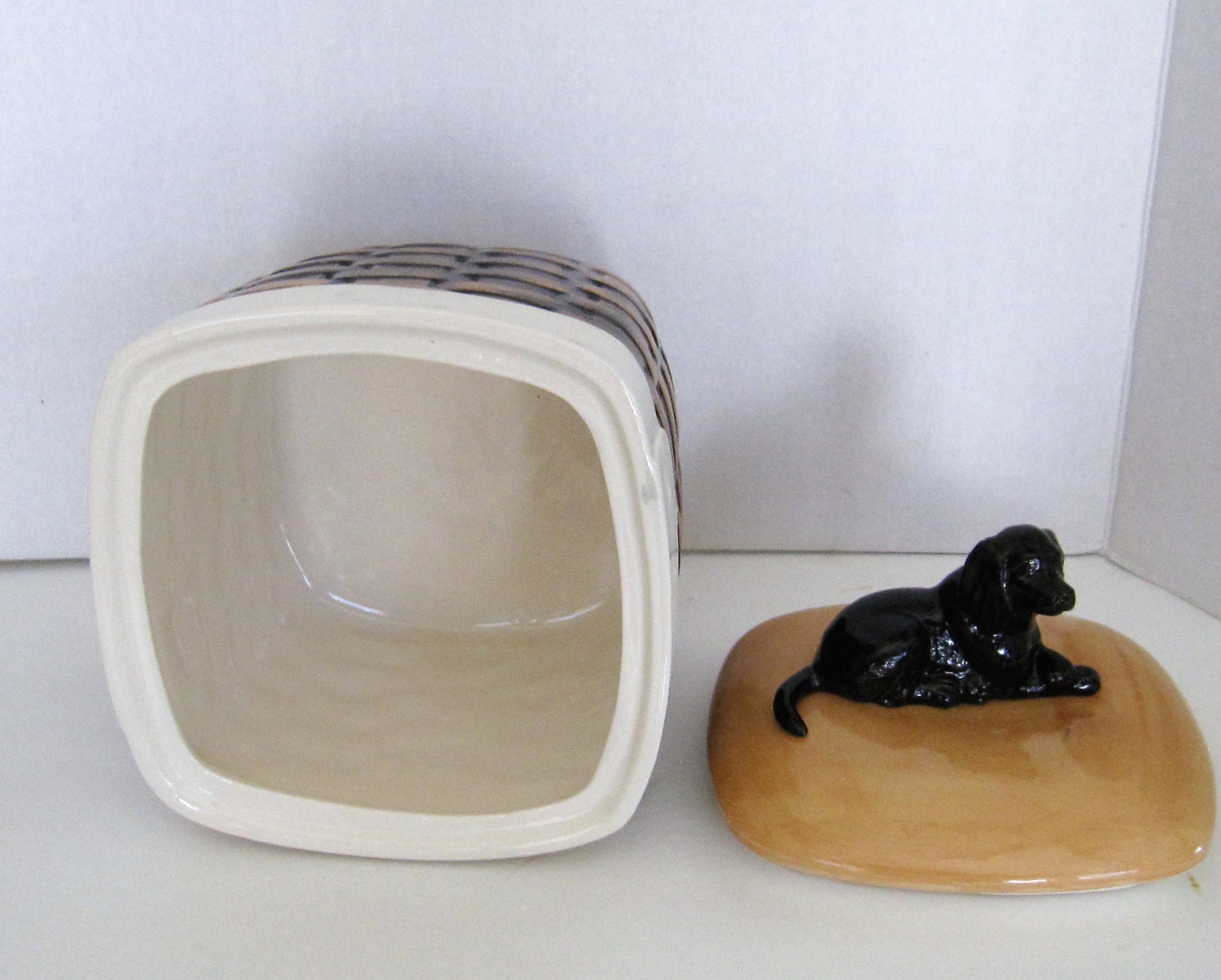 Black Labrador Retriver Custom Made Cookie/Treat Jar