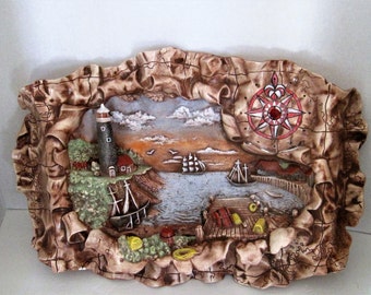 Three Dimensional Lighthouse Plaque