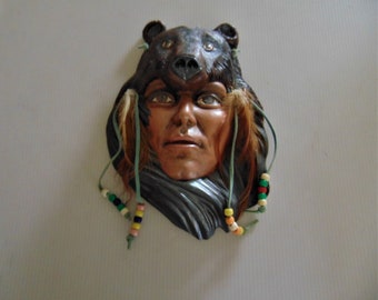Ceramic Bisque Warrior Mask