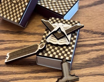 THE MATCHBOX LODGE - Masonic Keepsake and Collectable
