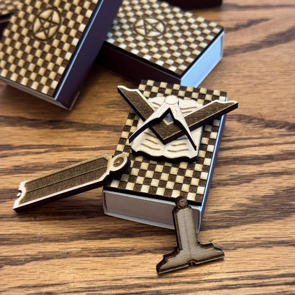 THE MATCHBOX LODGE - Masonic Keepsake and Collectable