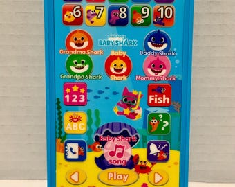 WowWee Pinkfong Baby Shark Blue Smartphone / Mini Tablet - Numbers, Songs & More