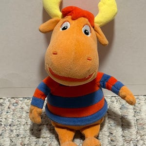 Peluche Ty Beanie Baby Nick Jr. Backyardigans Tyrone l'élan 2004 20 cm