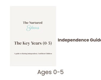 Raising Independent Children Guide (Ages 0-5) – Gentle Parenting Toddler Support (Digital Download)