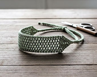 Crochet Hairband Pattern, Crochet Ear To Ear Headband, Crochet Boho Hairband, Lacy Crochet Headband, PDF