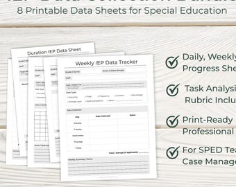 The Complete Technical IEP Data Collection System | 8-Part Case Management Toolkit