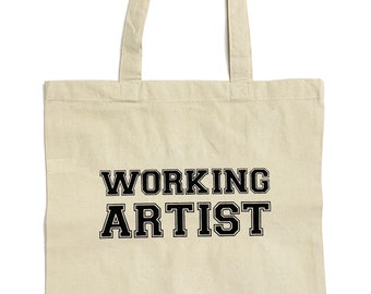 Working Artist - Natural Canvas Tote