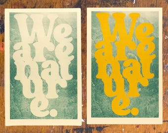 Somos Naturaleza. (15% Donado: Serie Somos Naturaleza - Risograph)