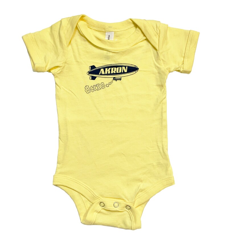 Baby One-Piece Akron Blimp Yellow image 1