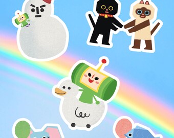 Katamari Damacy - Feel the Cosmos! Scratchproof Waterproof Weatherproof Vinyl Die Cut Stickers