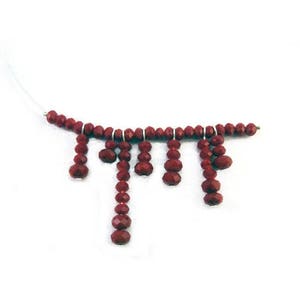 Bloeddruppelketting - Halloween-illusiechoker