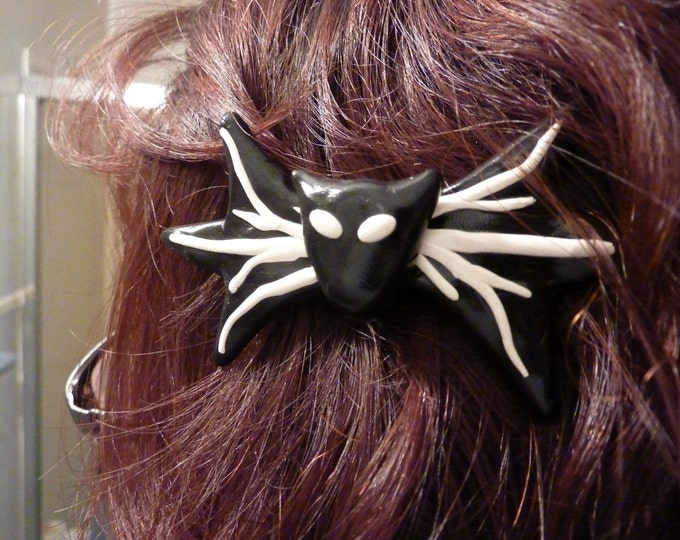 Jack Skellington Bat Hair Bow Tie Nightmare Before Christmas Etsy