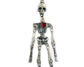 Femme Fatale Jointed Skeleton Necklace