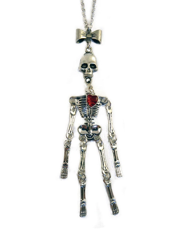 Femme Fatale Jointed Skeleton Necklace