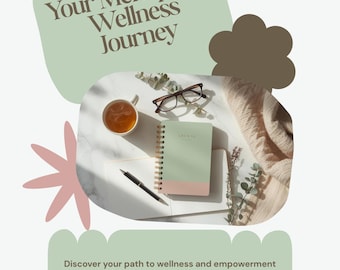 Menopause Wellness Planner | Perimenopause Symptom Tracker & Hormone Health Journal | Midlife Self Care and Wellness Workbook | PDF