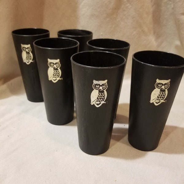Plastic Owl Cups Etsy