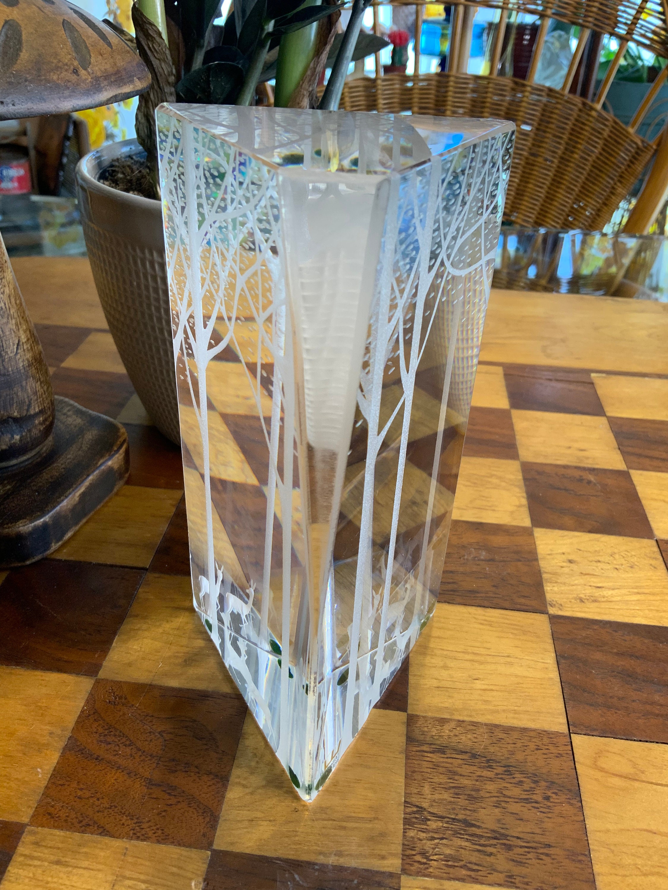 【希少】KOSTA BODA 女性像　クリスタルガラス Collectible Vicke Lindstrand Kosta Boda Crystal Glass Owl