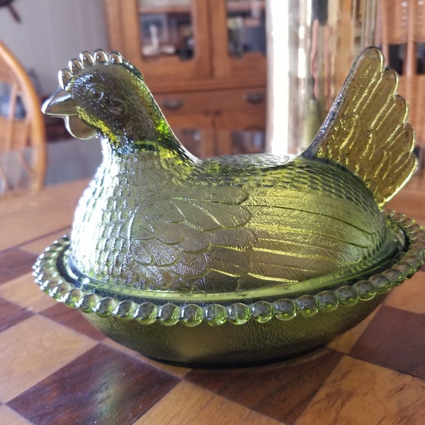 Chicken Candy Dish Etsy