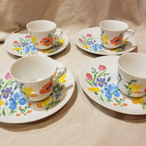 Tea Cup With Snack Plate Etsy