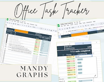 Office To Do Template - Google Sheets Task Tracker - Office List Spreadsheet