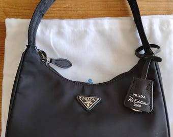 Prada Re-Edition Re-Nylon 2000 Mini Bag – Recycled Materials Tote