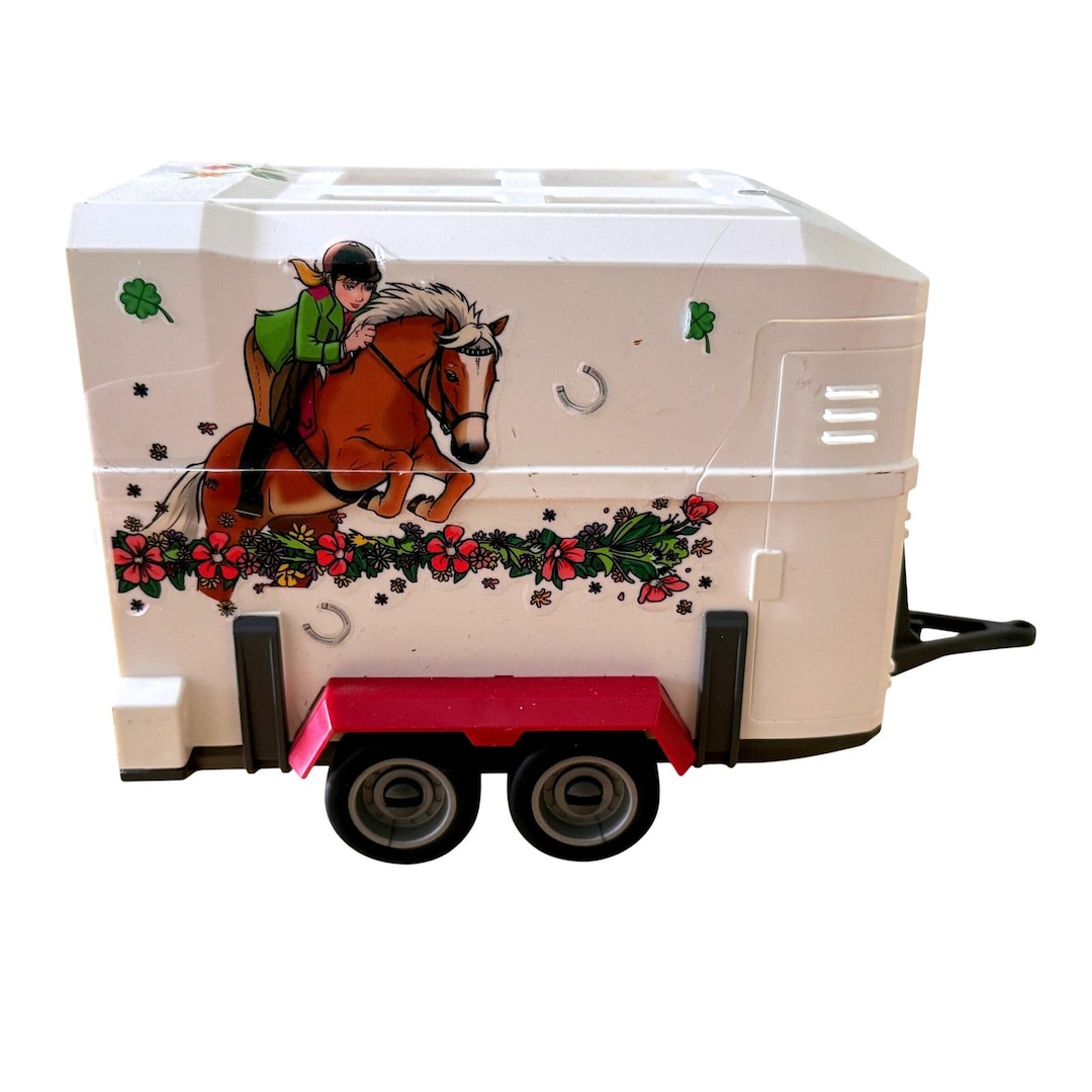 Schleich Horse Trailer Stable Carry Case Transport Truck Equestrian Toy