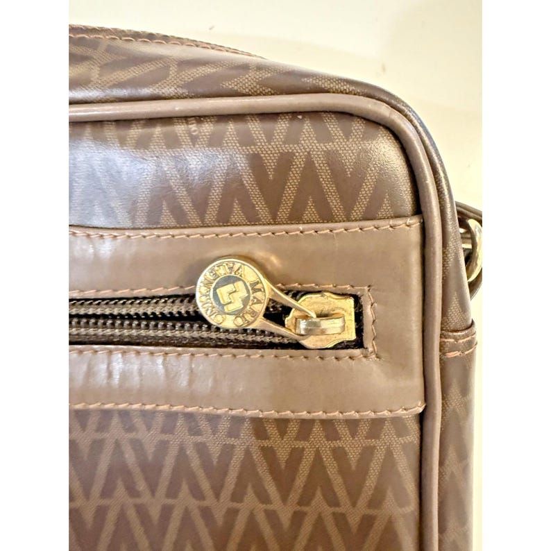 Valentino Purse Women VINTAGE Crossbody Monogram Quiet Luxury Handbag Made Italy image 3