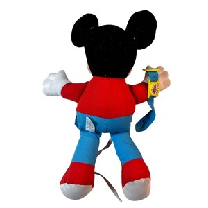 Vintage Disney Mickey Mouse Dress Up Learning Plush Activity Edu Toy 1990s image 6