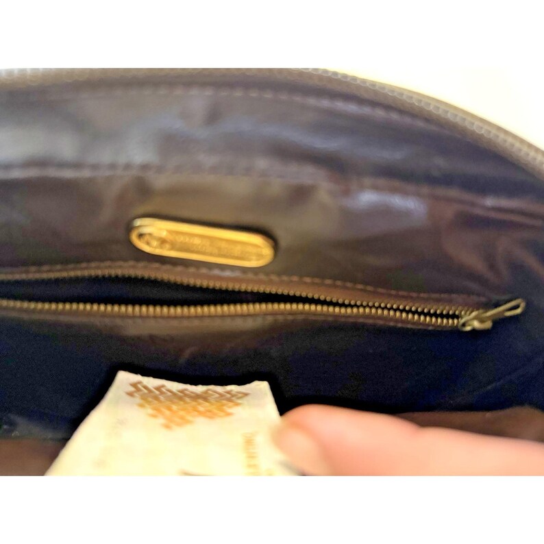 Valentino Purse Women VINTAGE Crossbody Monogram Quiet Luxury Handbag Made Italy image 6