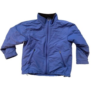 Lands' End Jacket Womens SM Blue Insulated Lined Outdoor Gorpcore Vintage 90s